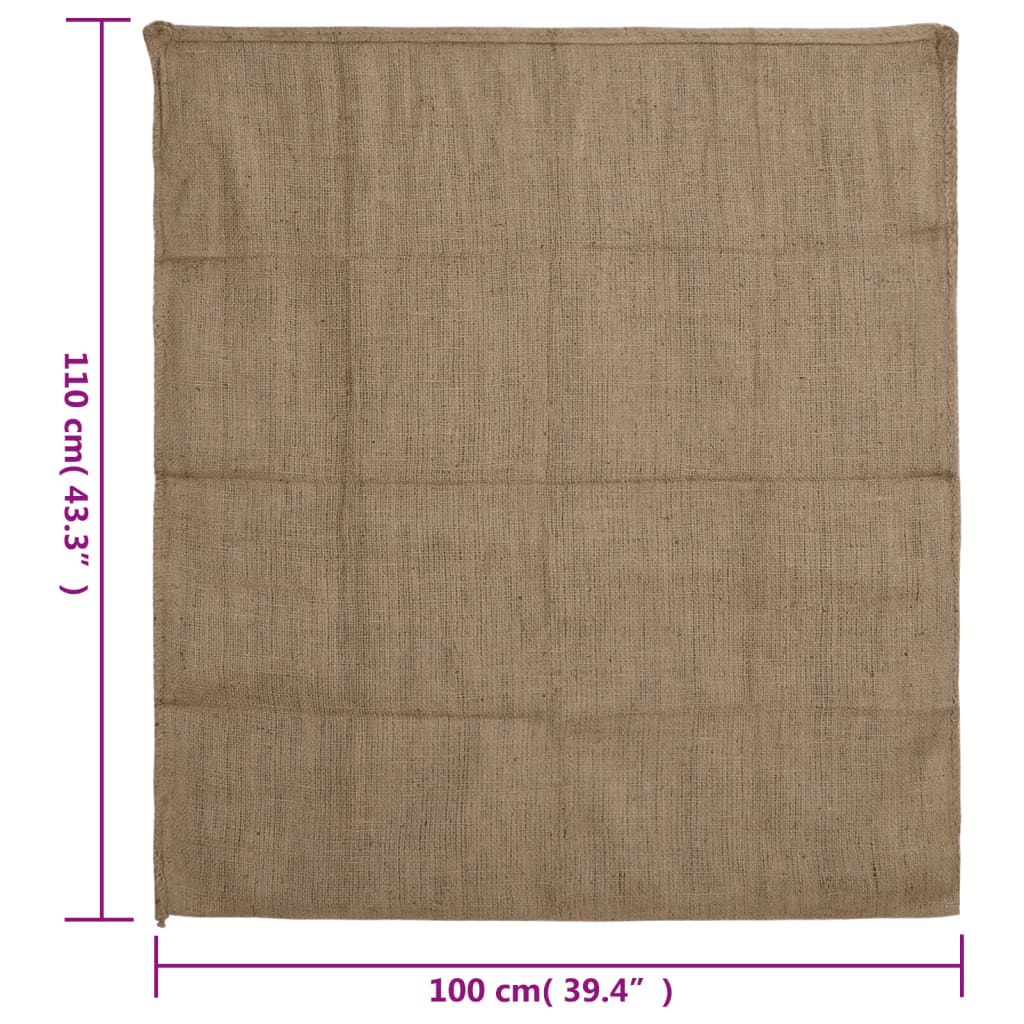 vidaXL Juuttisäkit 30 kpl 100x110 cm 100% Juutti 340 gsm