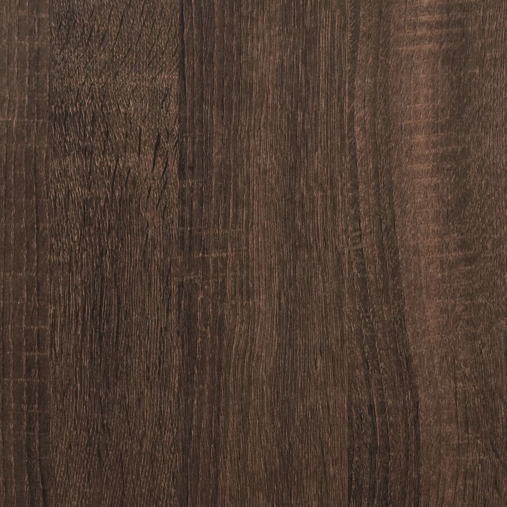 vidaXL Keittiövaunu ruskea tammi 53x20x76 cm tekninen puu