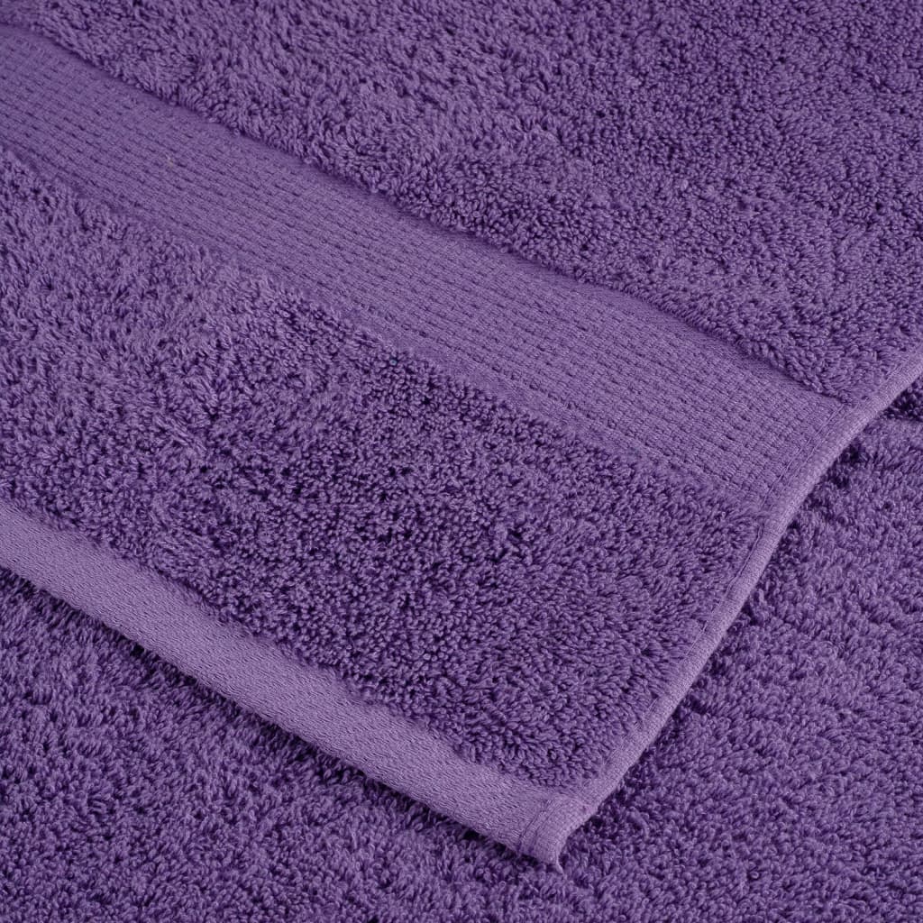 vidaXL Premium Pyyhkeet 6-osaa SOLUND violetti 600 gsm