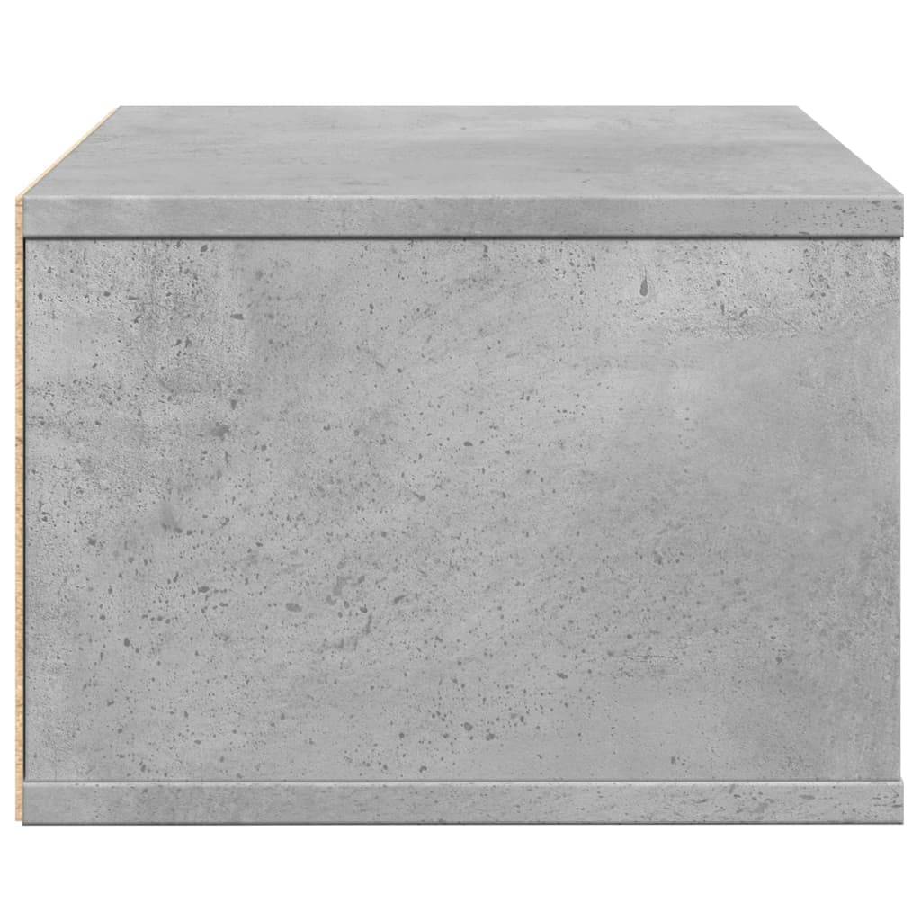 vidaXL Tulostinteline betoninharmaa 40x32x22,5 cm tekninen puu