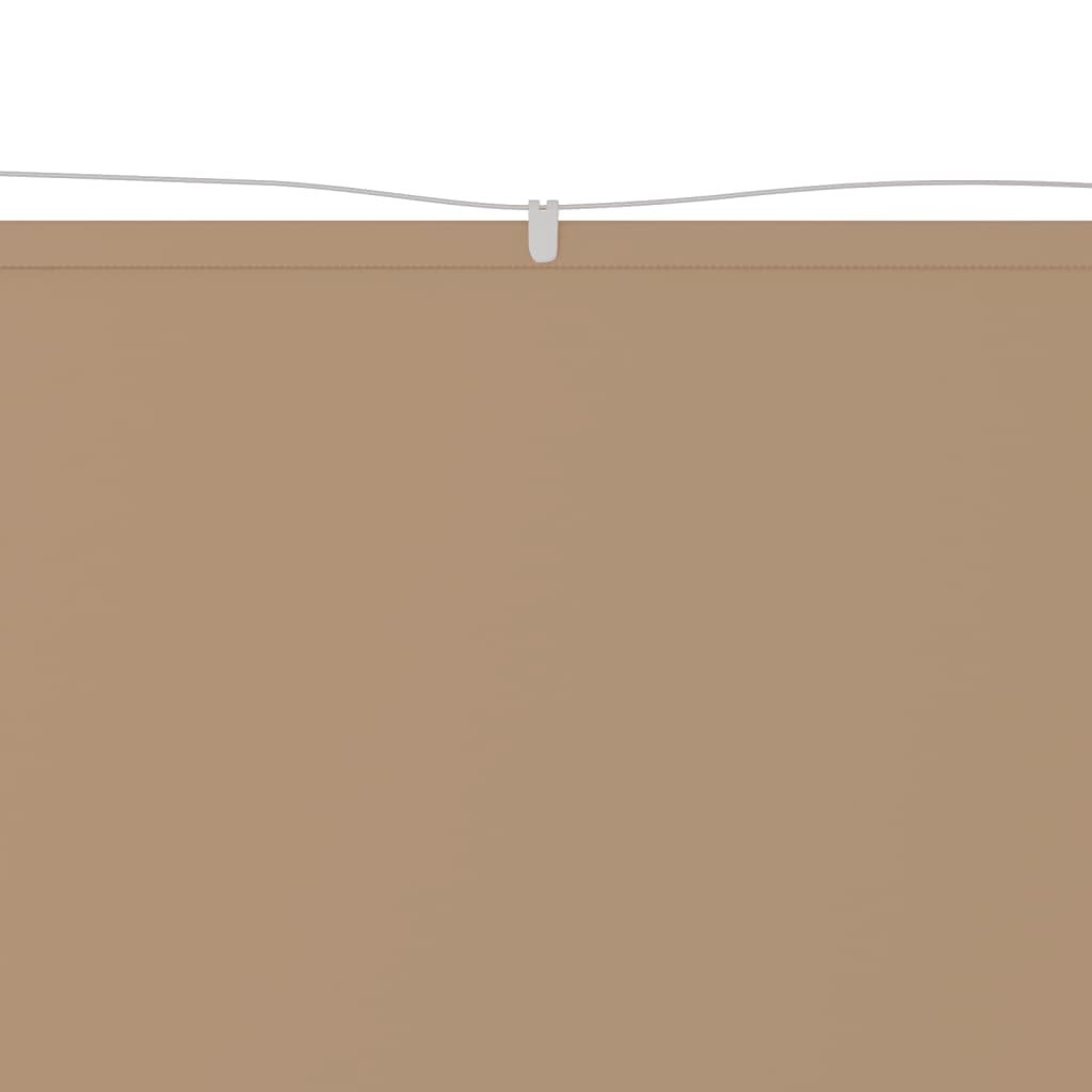 vidaXL Pystymarkiisi harmaanruskea 100x420 cm Oxford kangas
