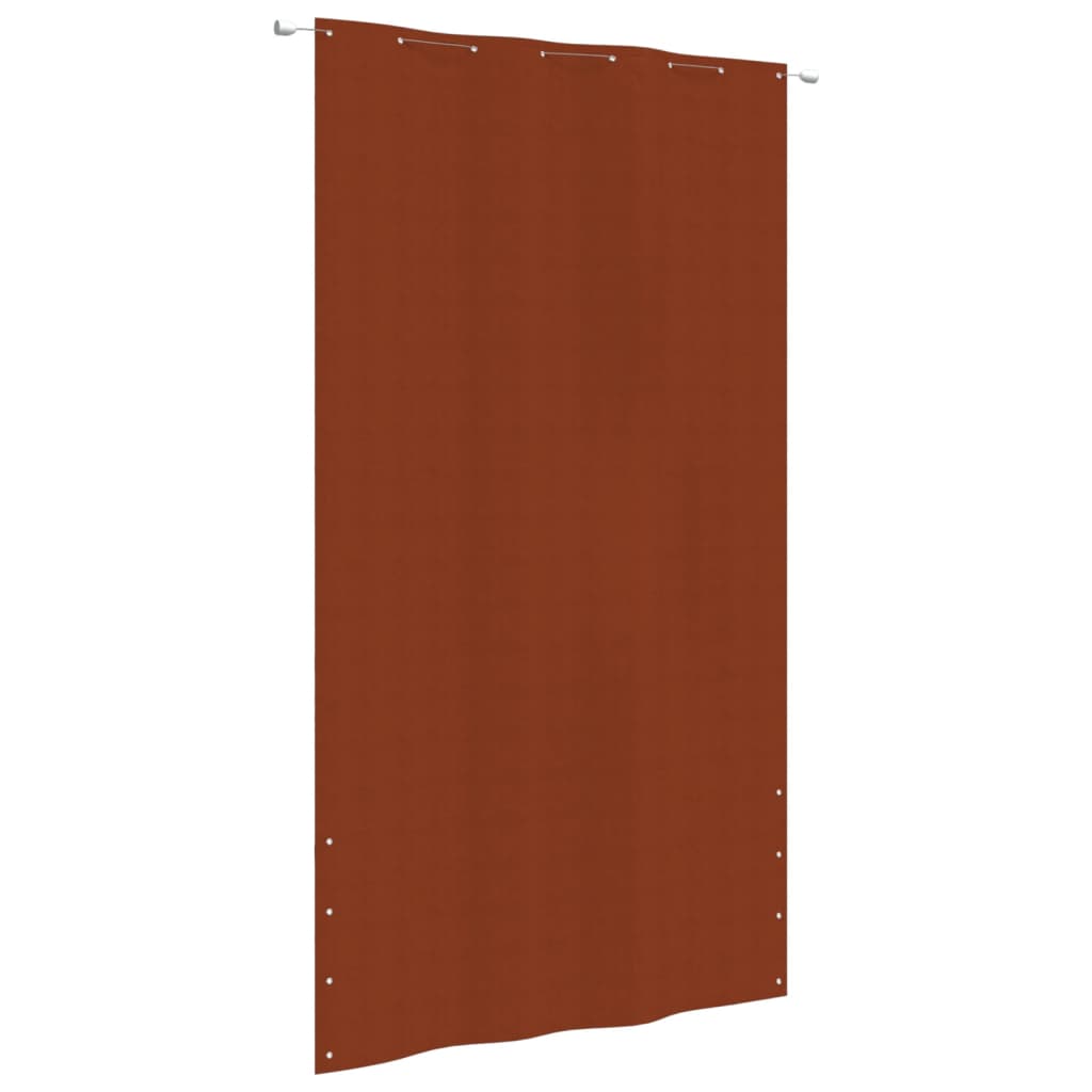 vidaXL Parvekkeen suoja terrakotta 160x240 cm Oxford kangas