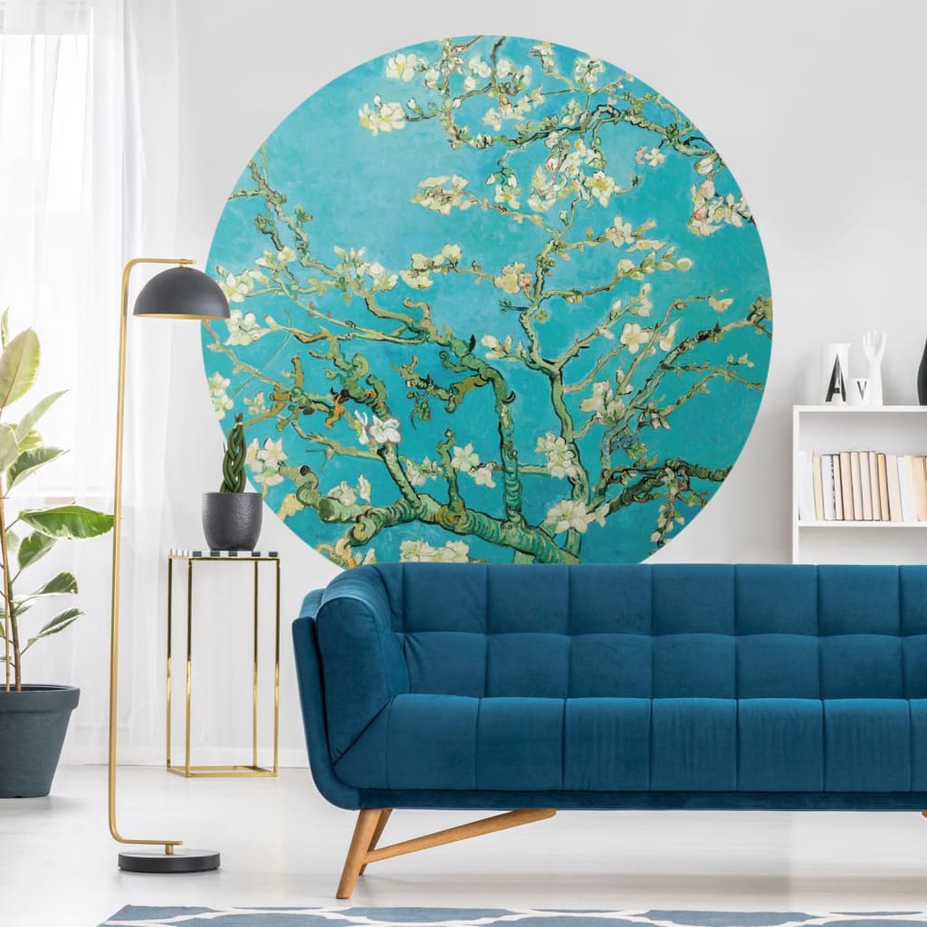 WallArt Tapetti ympyrä Almond Blossom 190 cm