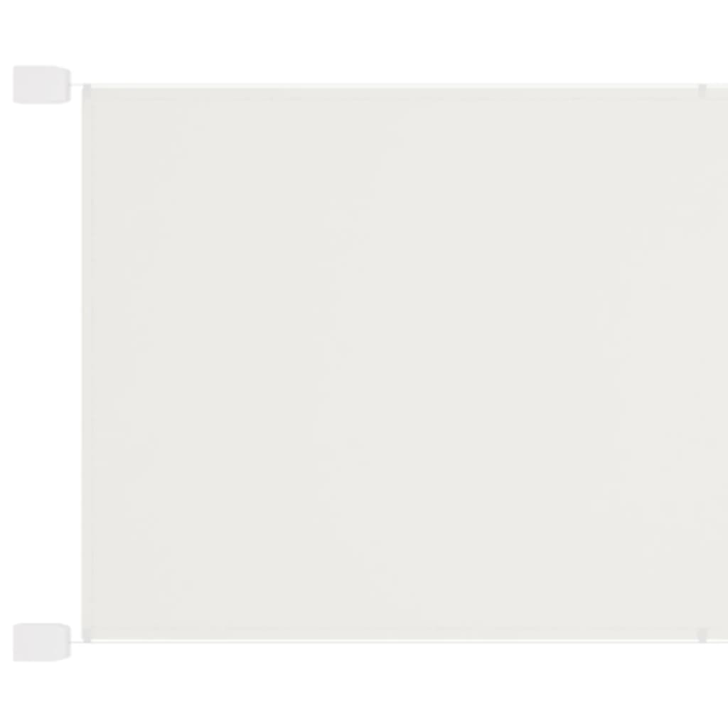 vidaXL Pystymarkiisi valkoinen 180x1200 cm Oxford kangas