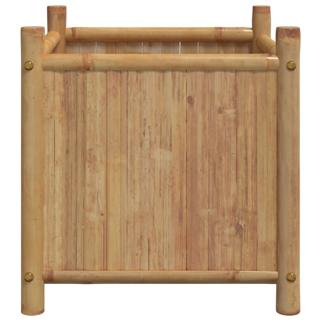 vidaXL Kukkalaatikko 40x40x40 cm bambu