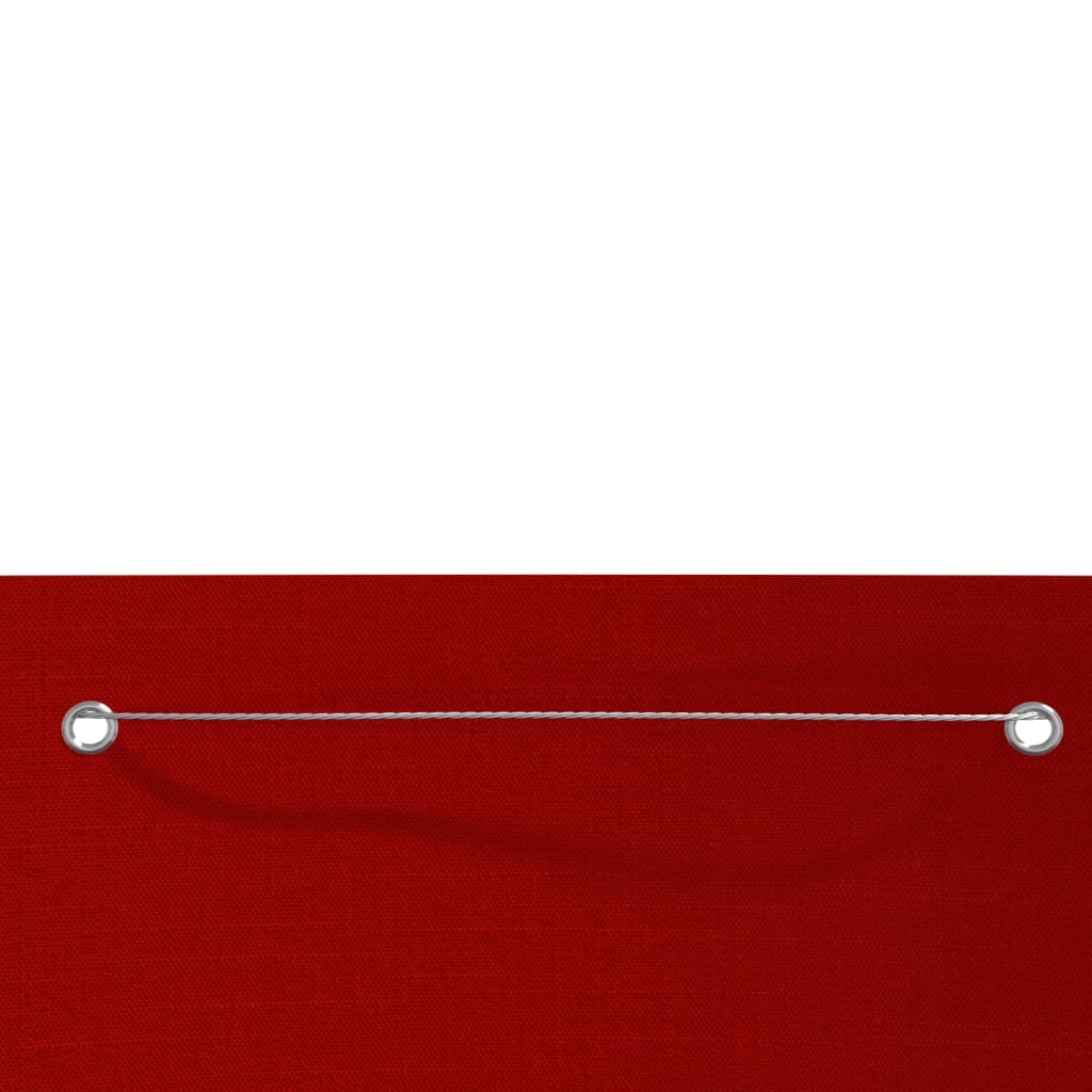 vidaXL Parvekkeen suoja punainen 140x240 cm Oxford kangas