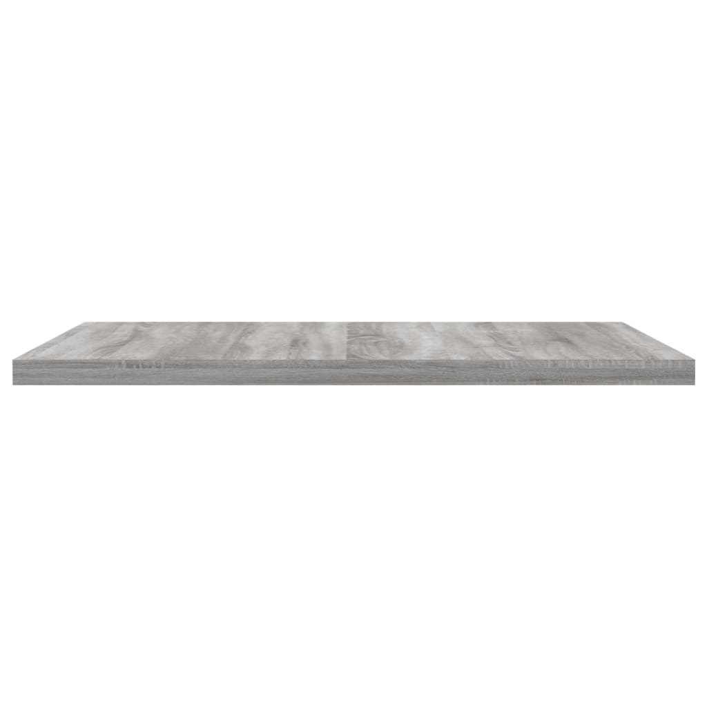 vidaXL Seinähyllyt 4 kpl harmaa Sonoma 40x40x1,5 cm tekninen puu