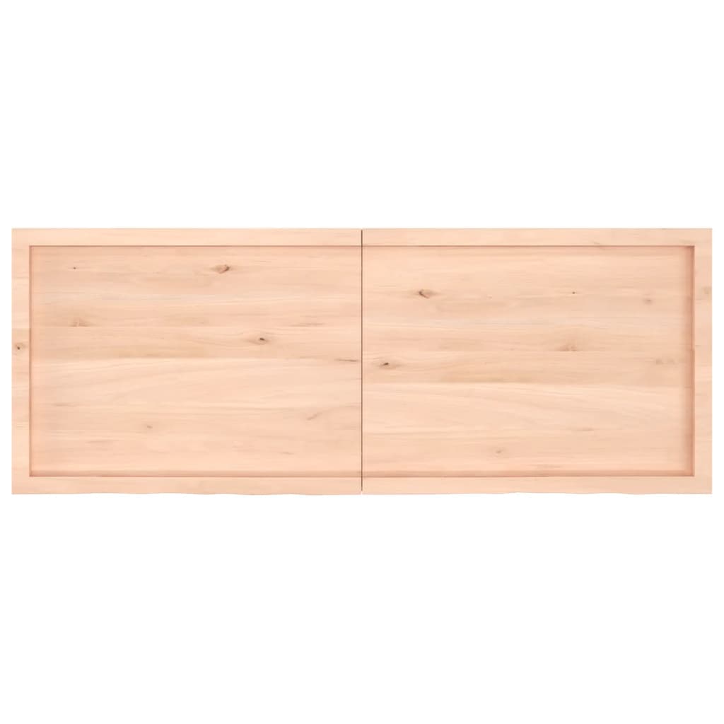 vidaXL Pöytälevy 160x60x(2-4) cm käsittelemätön täystammi