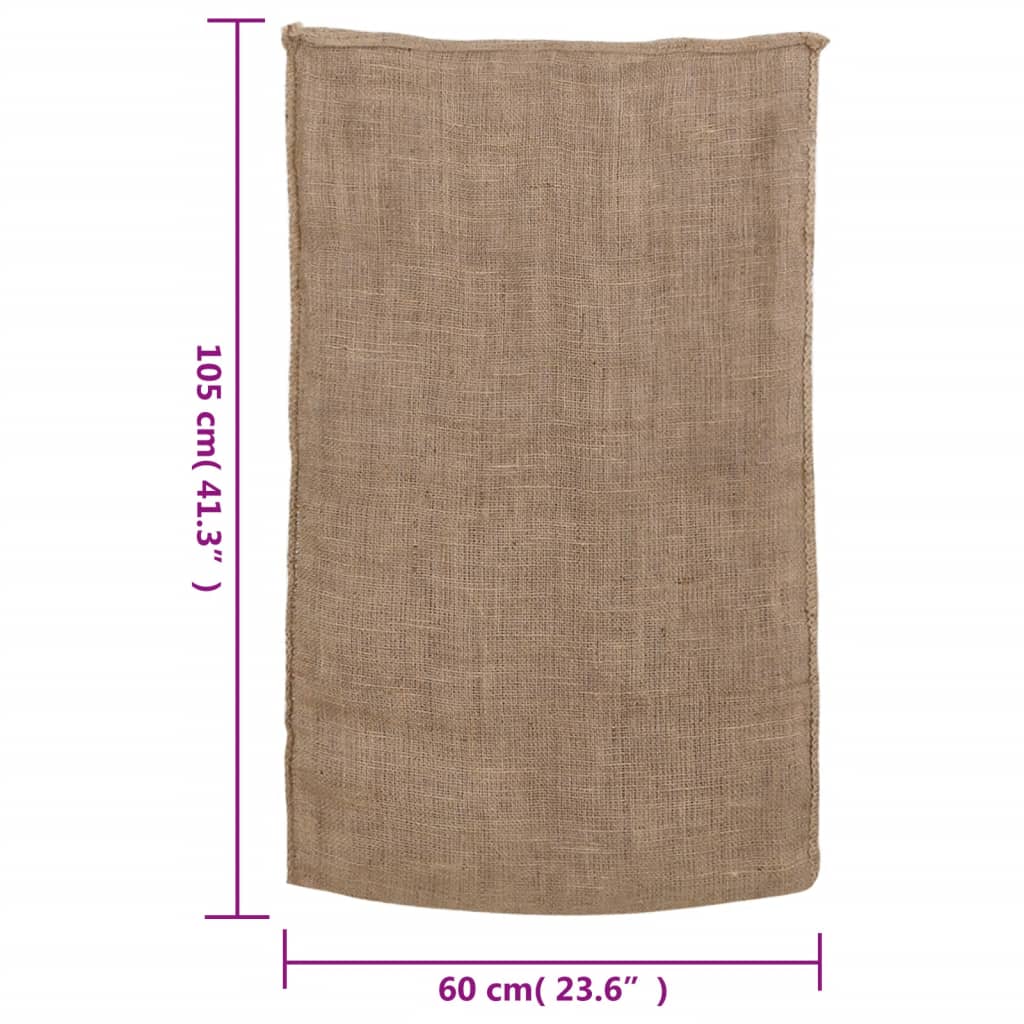 vidaXL Juuttisäkit 30 kpl 60x105 cm 100% Juutti 220 gsm