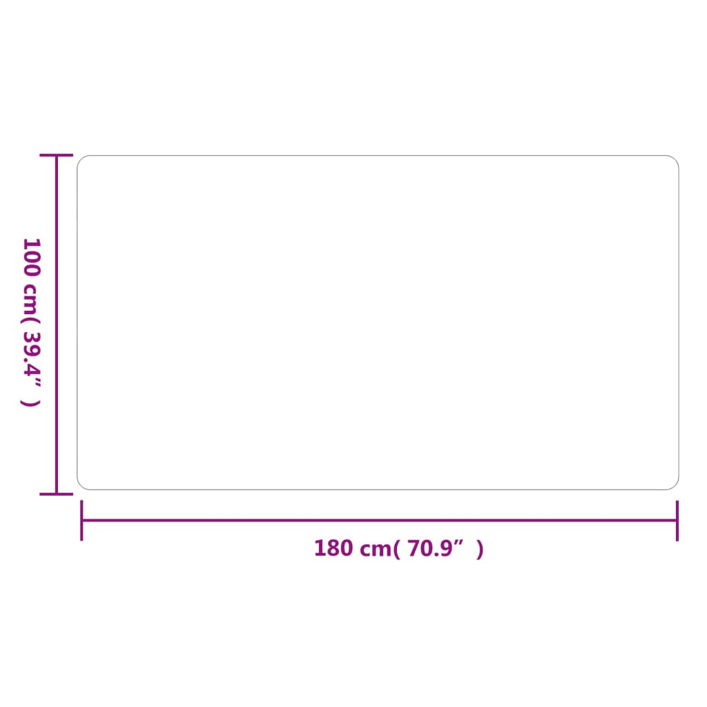 vidaXL Käytävämatto antrasiitti 100x180 cm