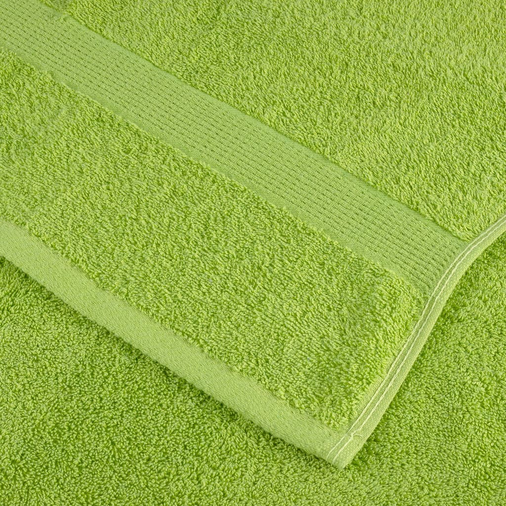 vidaXL Premium Pyyhkeet SOLUND 10 kpl vihreä 50x100 cm 600 gsm