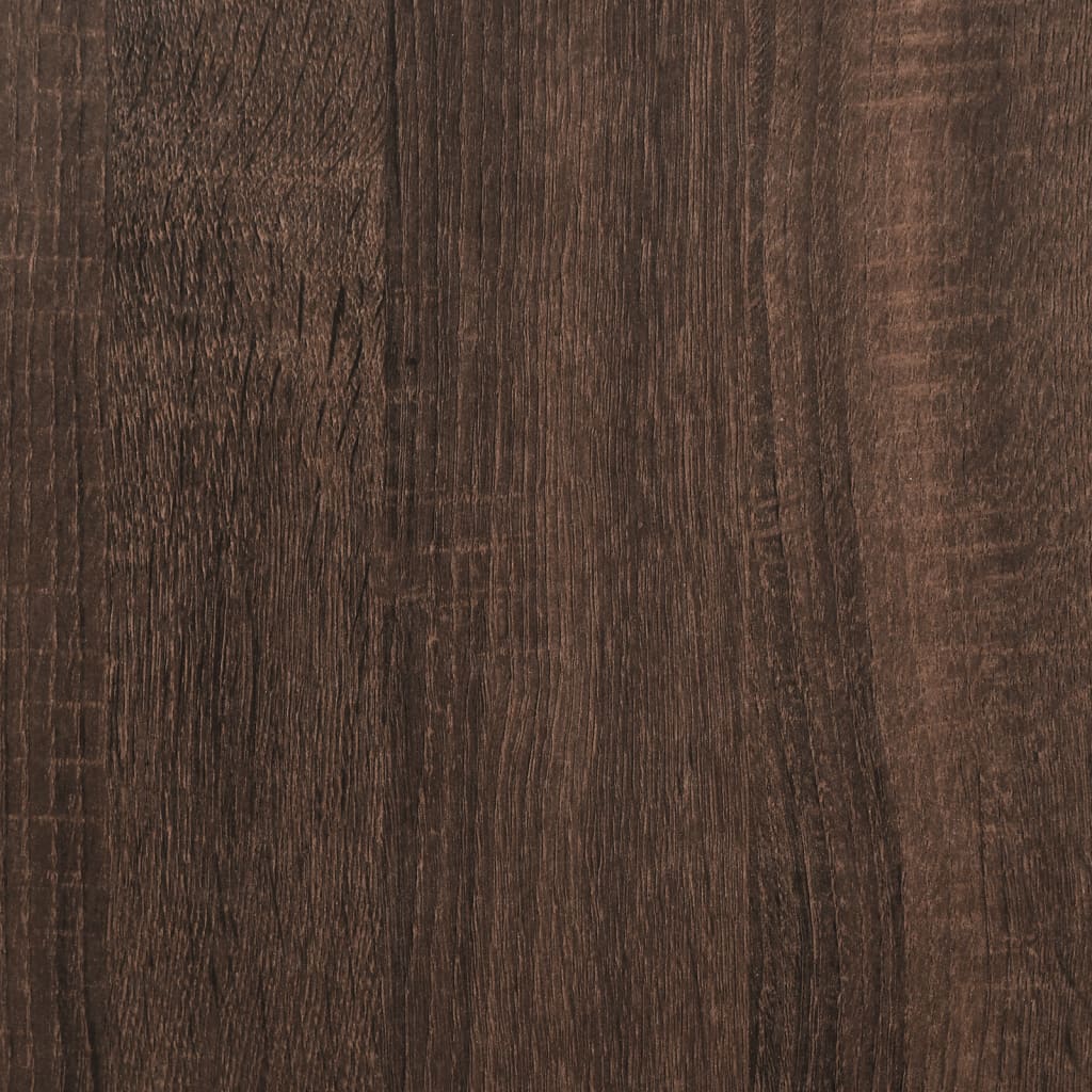 vidaXL Senkki ruskea tammi 60x39x80 cm tekninen puu