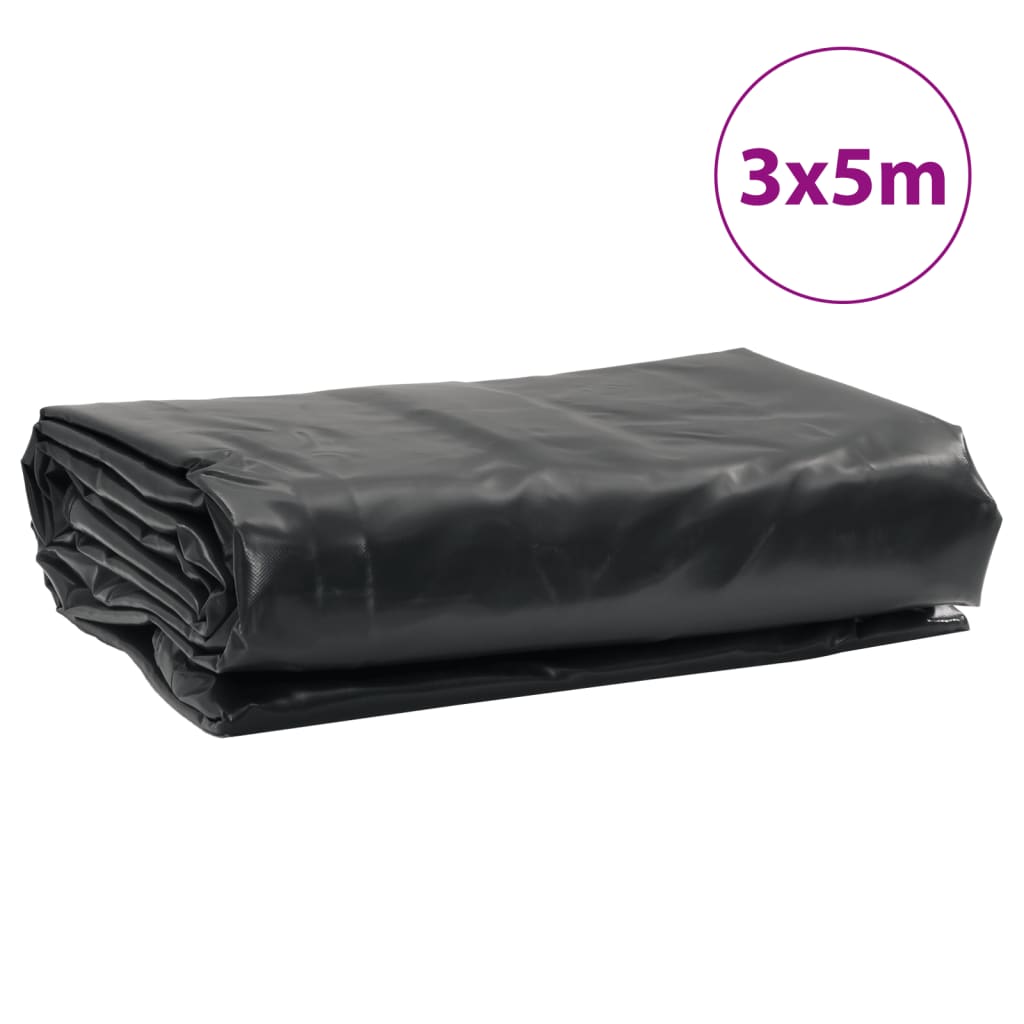 vidaXL Pressu antrasiitti 3x5 m 650 g/m²