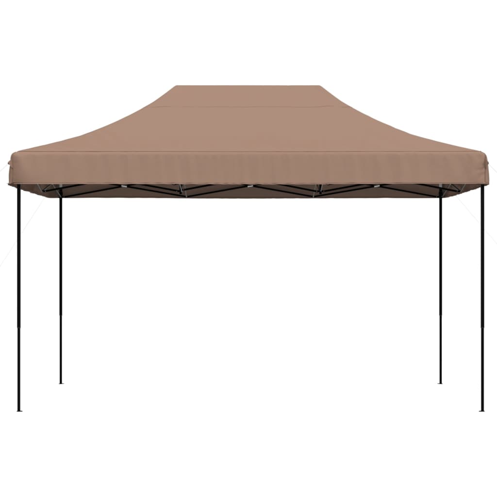 vidaXL Taitettava pop-up juhlateltta ruskea 440x292x315 cm