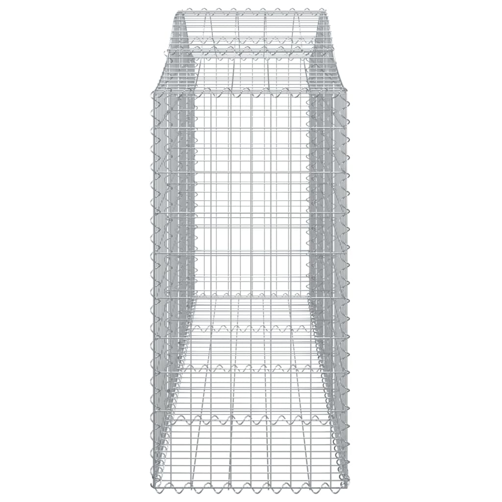 vidaXL Kaarevat kivikorit 3 kpl 200x50x100/120 cm galvanoitu rauta