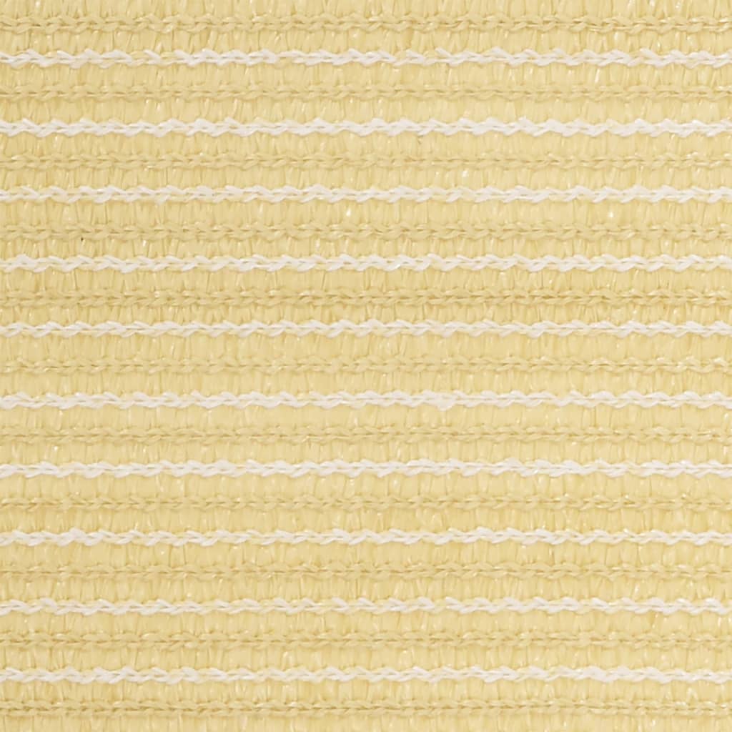 vidaXL Telttamatto beige 250x250 cm HDPE