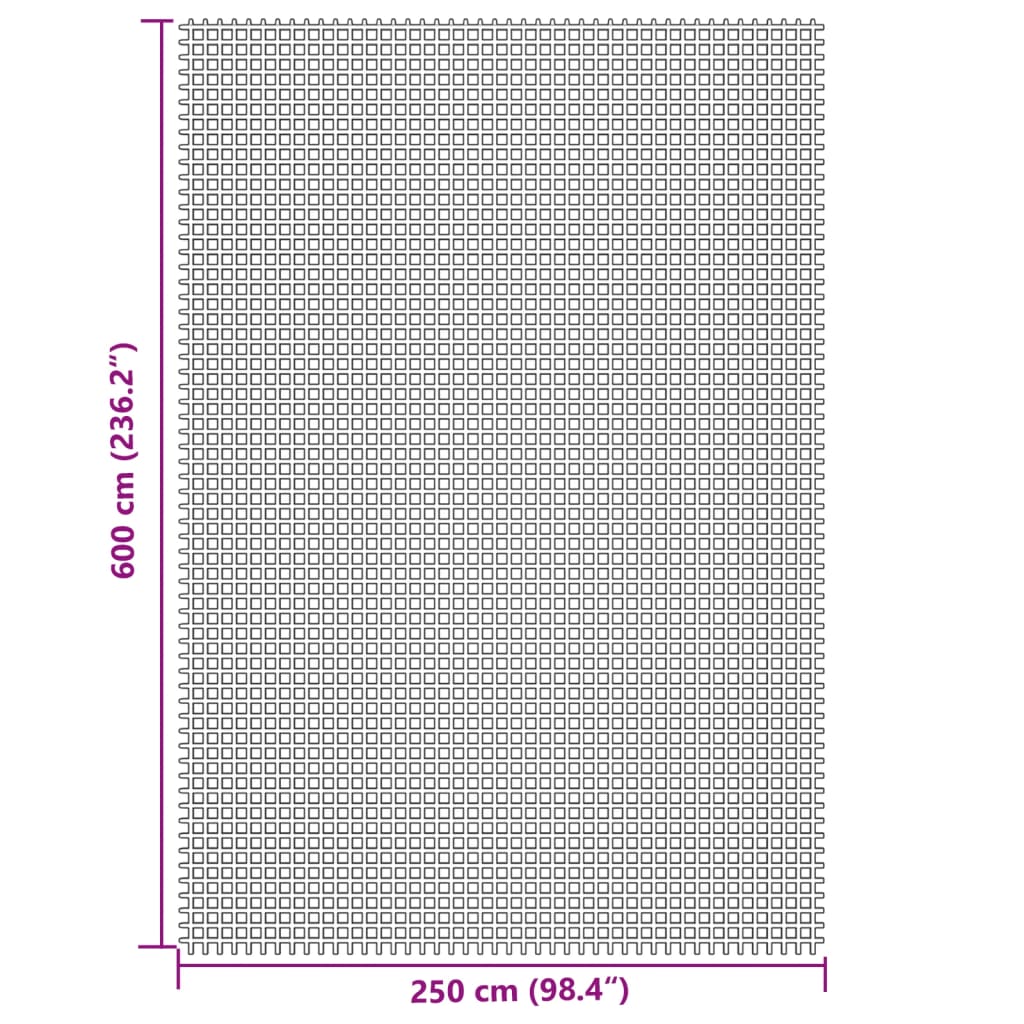 vidaXL Retkeilymatto kerma 6x2,5 m