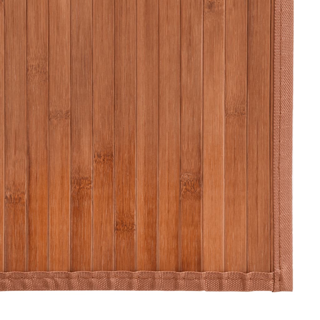 vidaXL Matto suorakaide ruskea 100x300 cm bambu