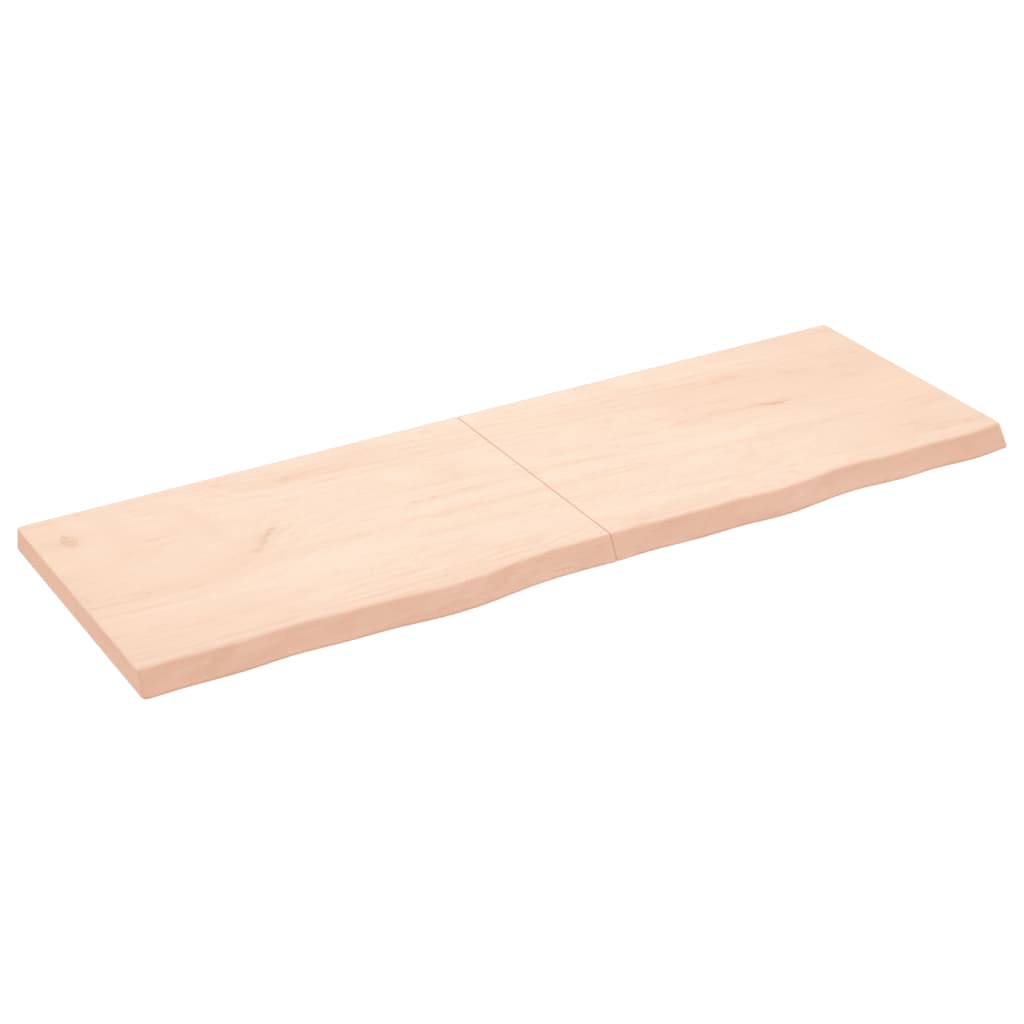 vidaXL Pöytälevy 180x60x(2-6) cm käsittelemätön täystammi