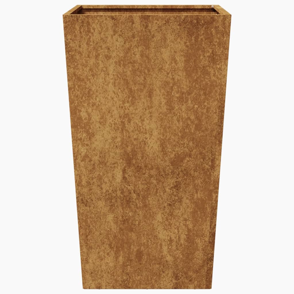 vidaXL Puutarhakukkalaatikot 2 kpl 45x45x75 cm Corten teräs