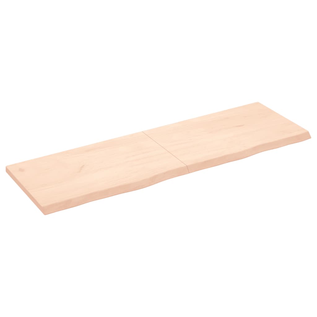 vidaXL Pöytälevy 160x50x(2-4) cm käsittelemätön täystammi