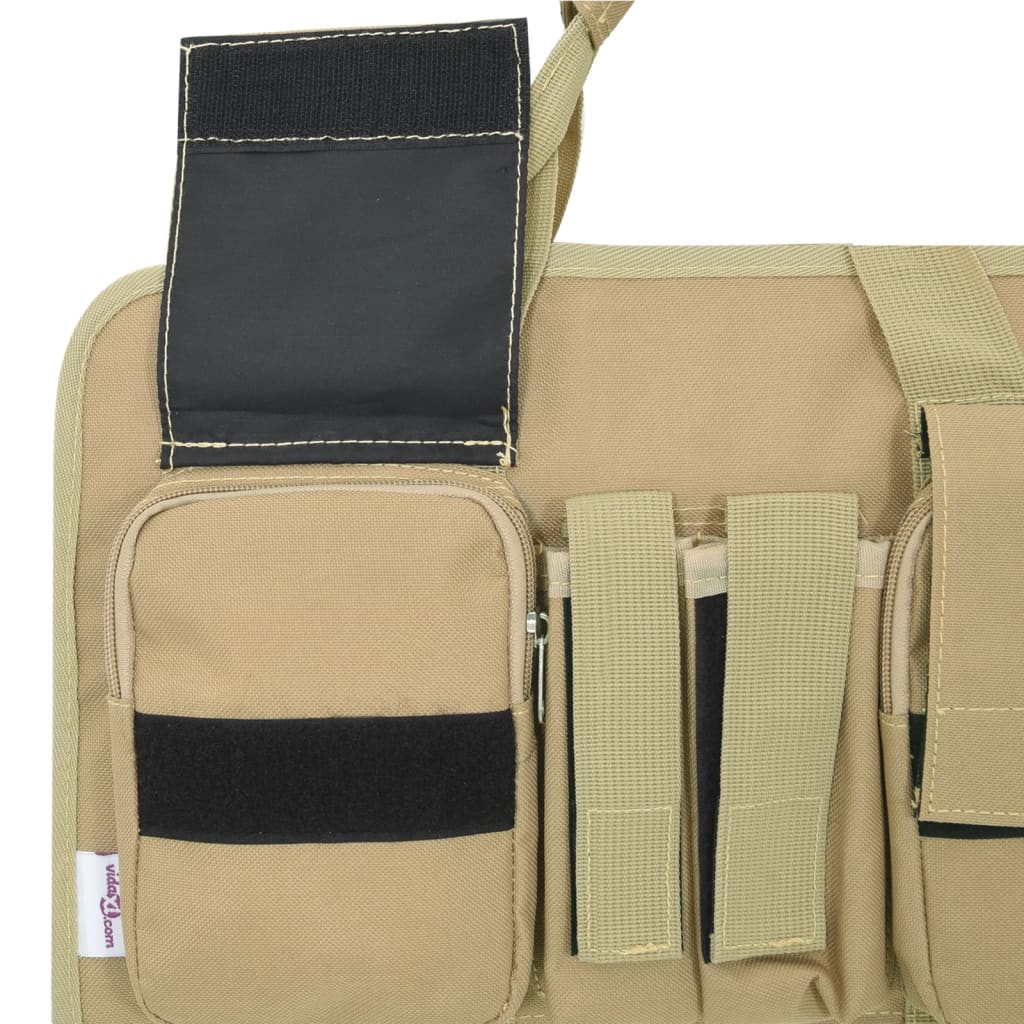 vidaXL Pistoolilaukku khaki 40x24x10 cm Oxford kangas