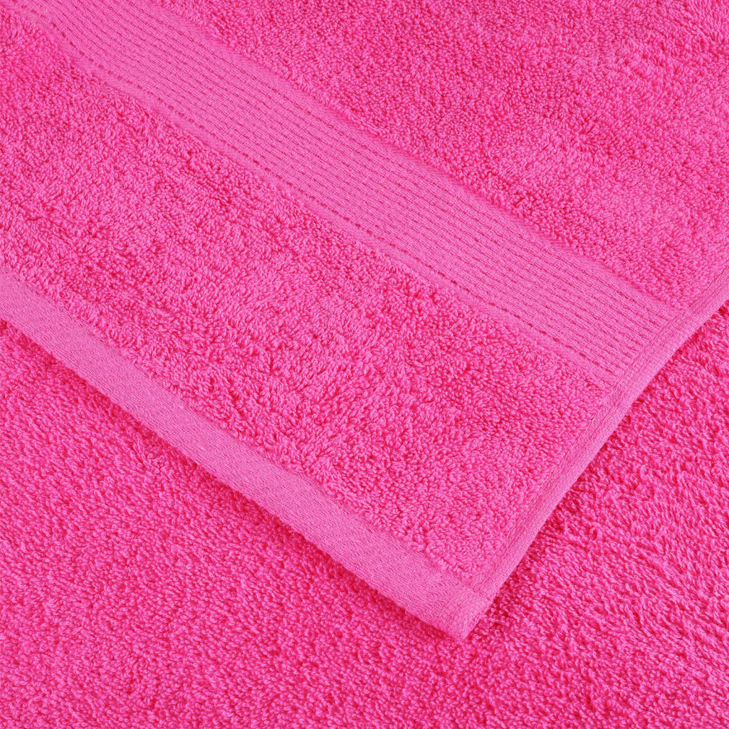 vidaXL Premium Pyyhkeet SOLUND 10 kpl pinkki 70x140 cm 600 gsm