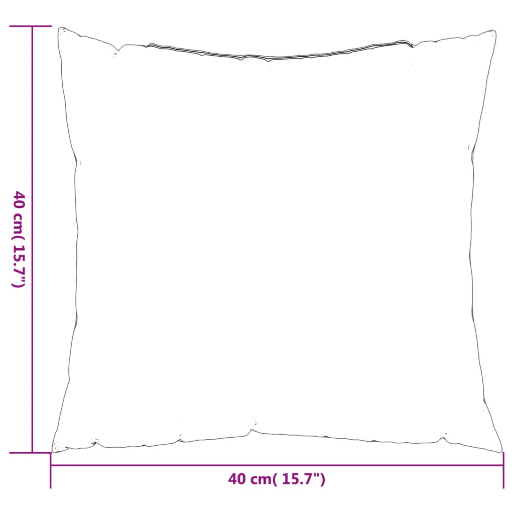 vidaXL Sohvatyynyt 4 kpl antrasiitti 40x40 cm kangas