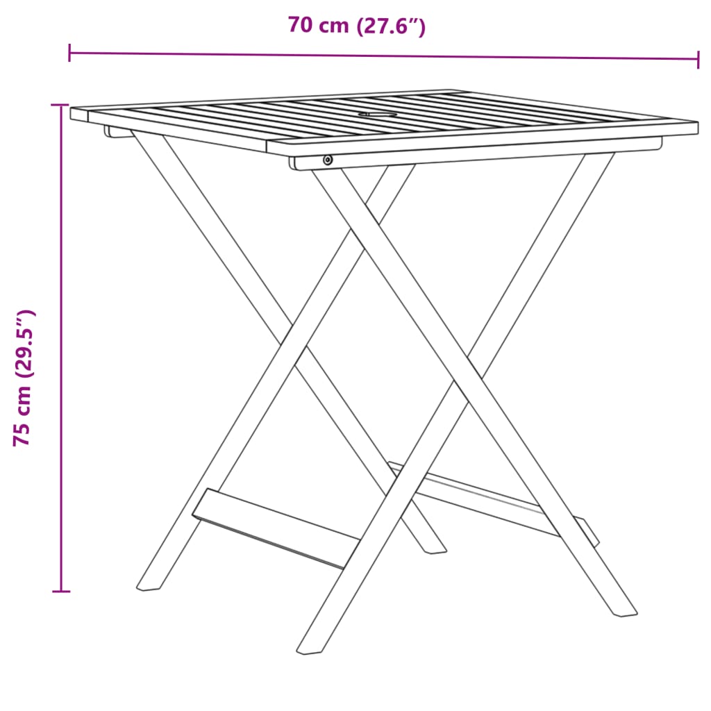 vidaXL 3-osainen Bistrosarja taupe kangas ja täysi mänty