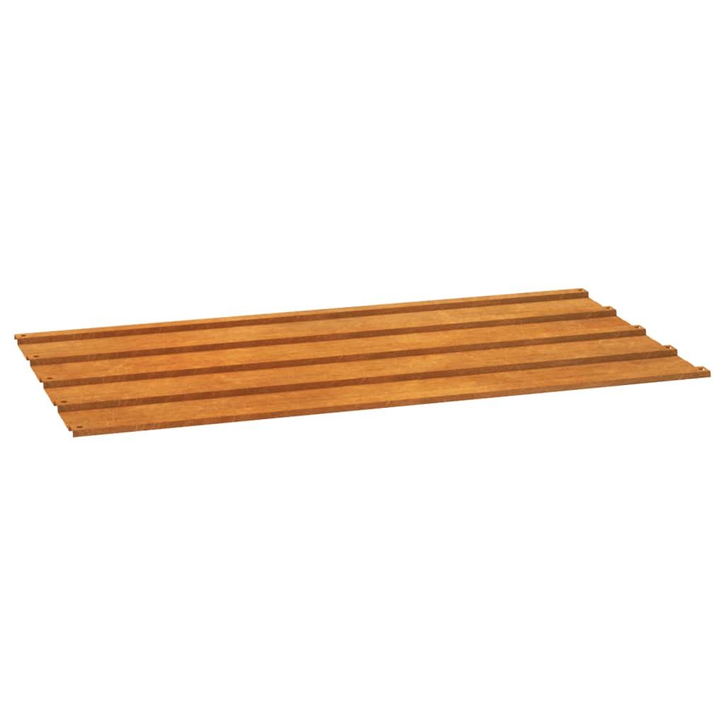 vidaXL Kattopaneelit 12 kpl ruoste 80x44 cm Corten teräs