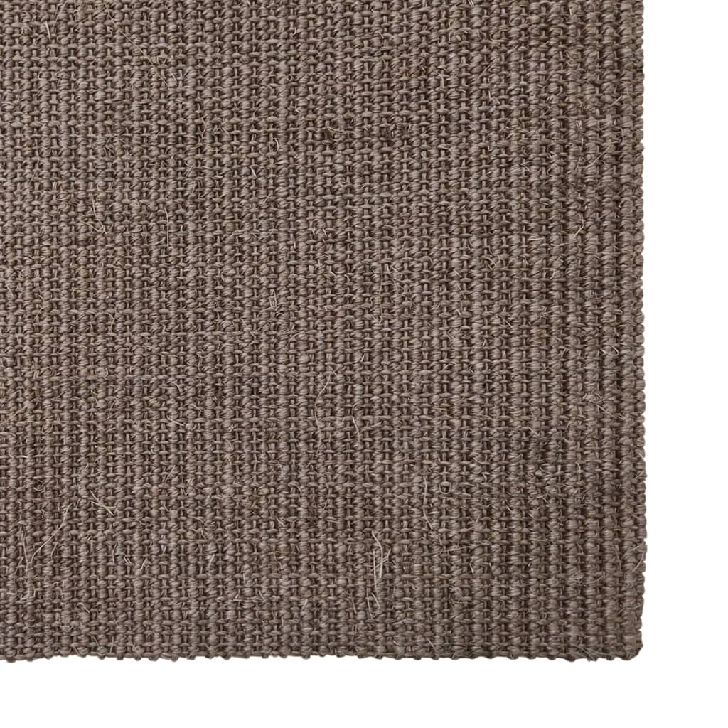 vidaXL Matto luonnollinen sisal 80x300 cm ruskea