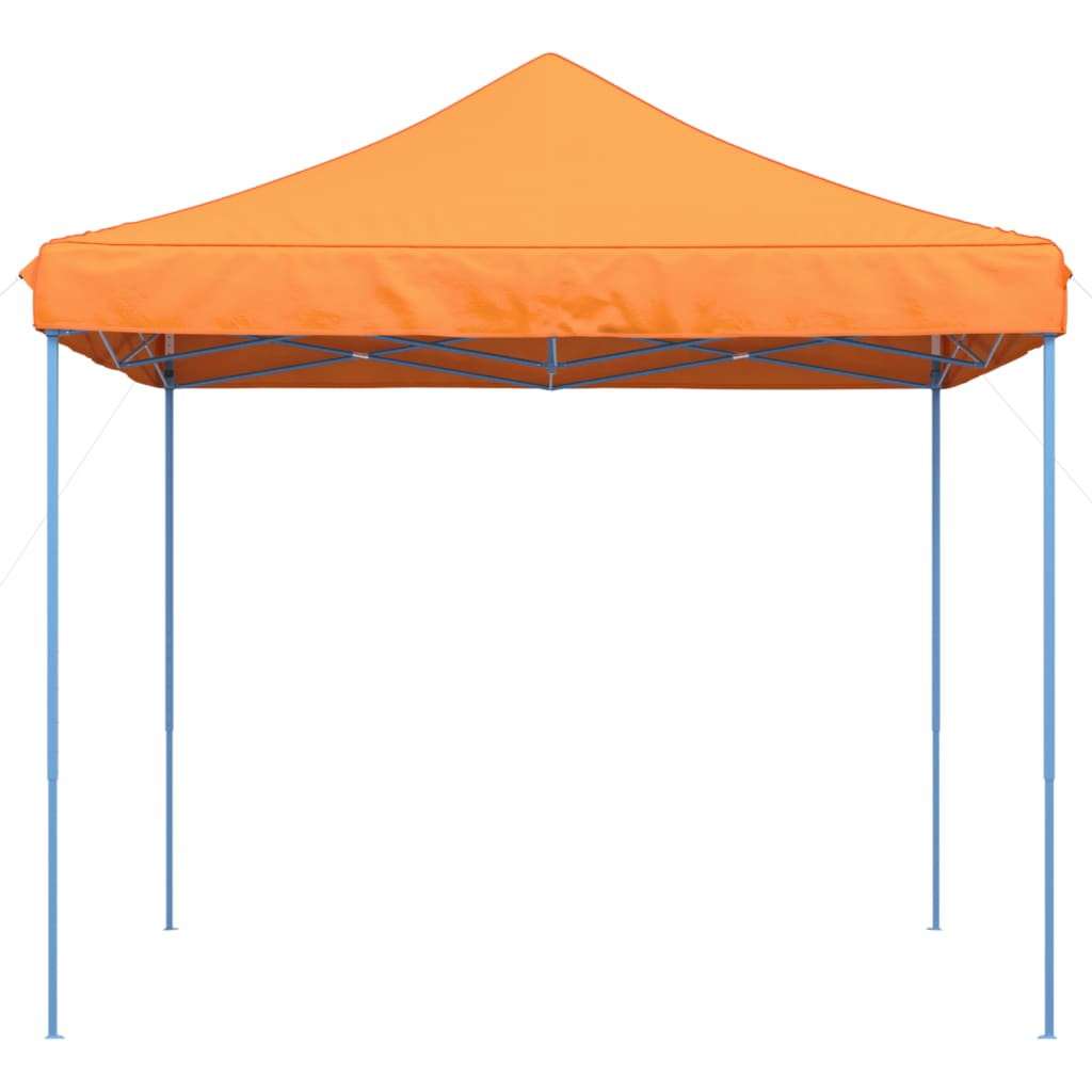 vidaXL Taitettava pop-up juhlateltta oranssi 292x292x315 cm