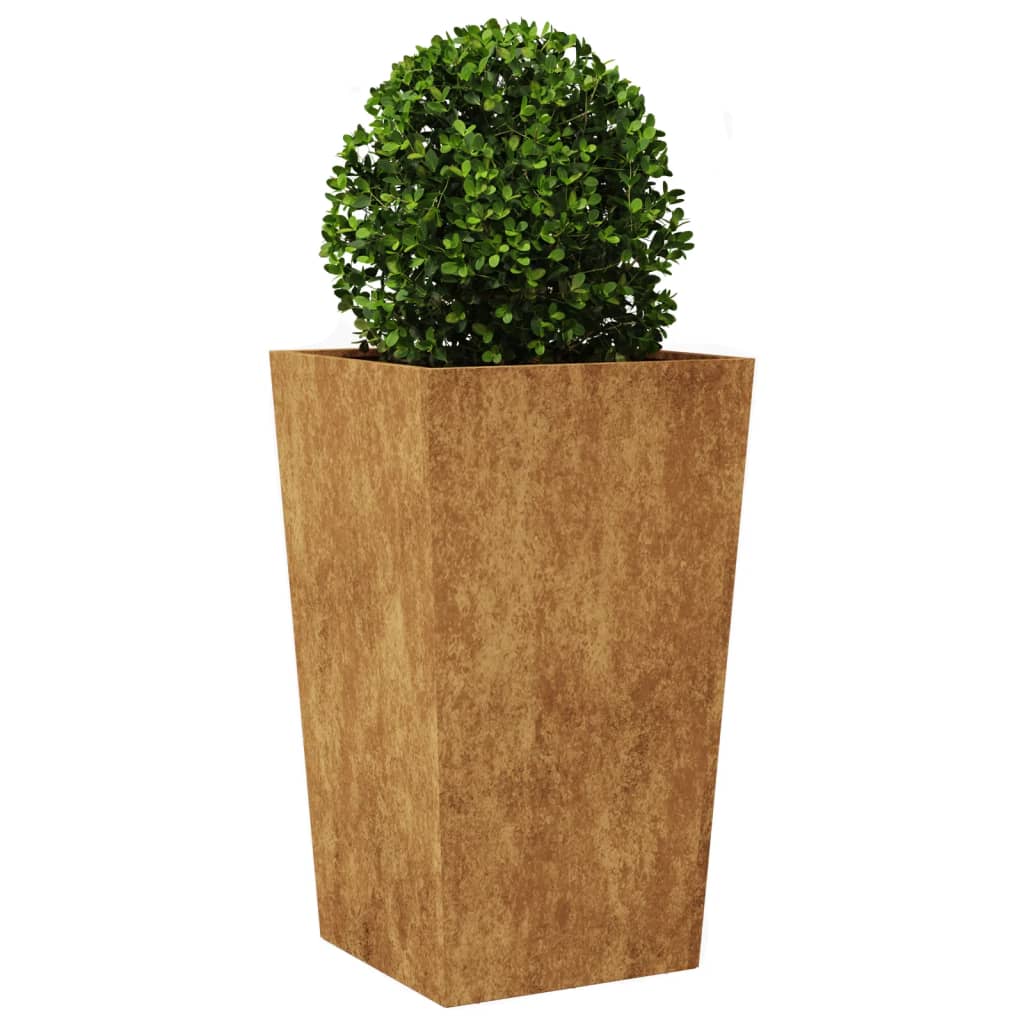 vidaXL Puutarhakukkalaatikot 2 kpl 45x45x75 cm Corten teräs