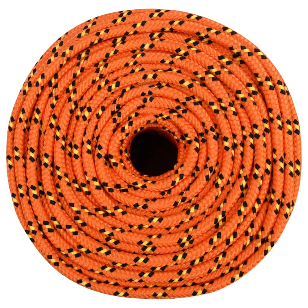 vidaXL Veneköysi oranssi 10 mm 250 m polypropeeni