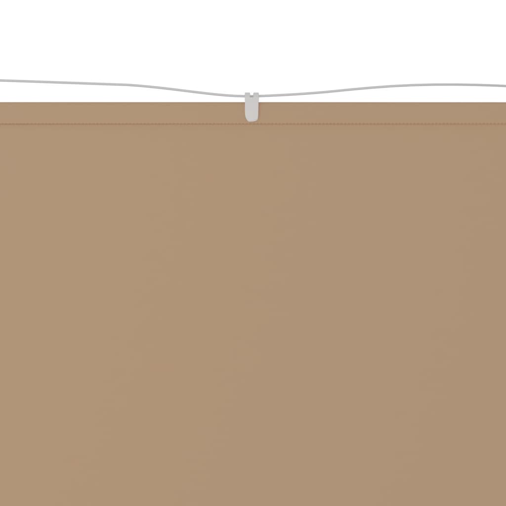 vidaXL Pystymarkiisi harmaanruskea 180x1000 cm Oxford kangas