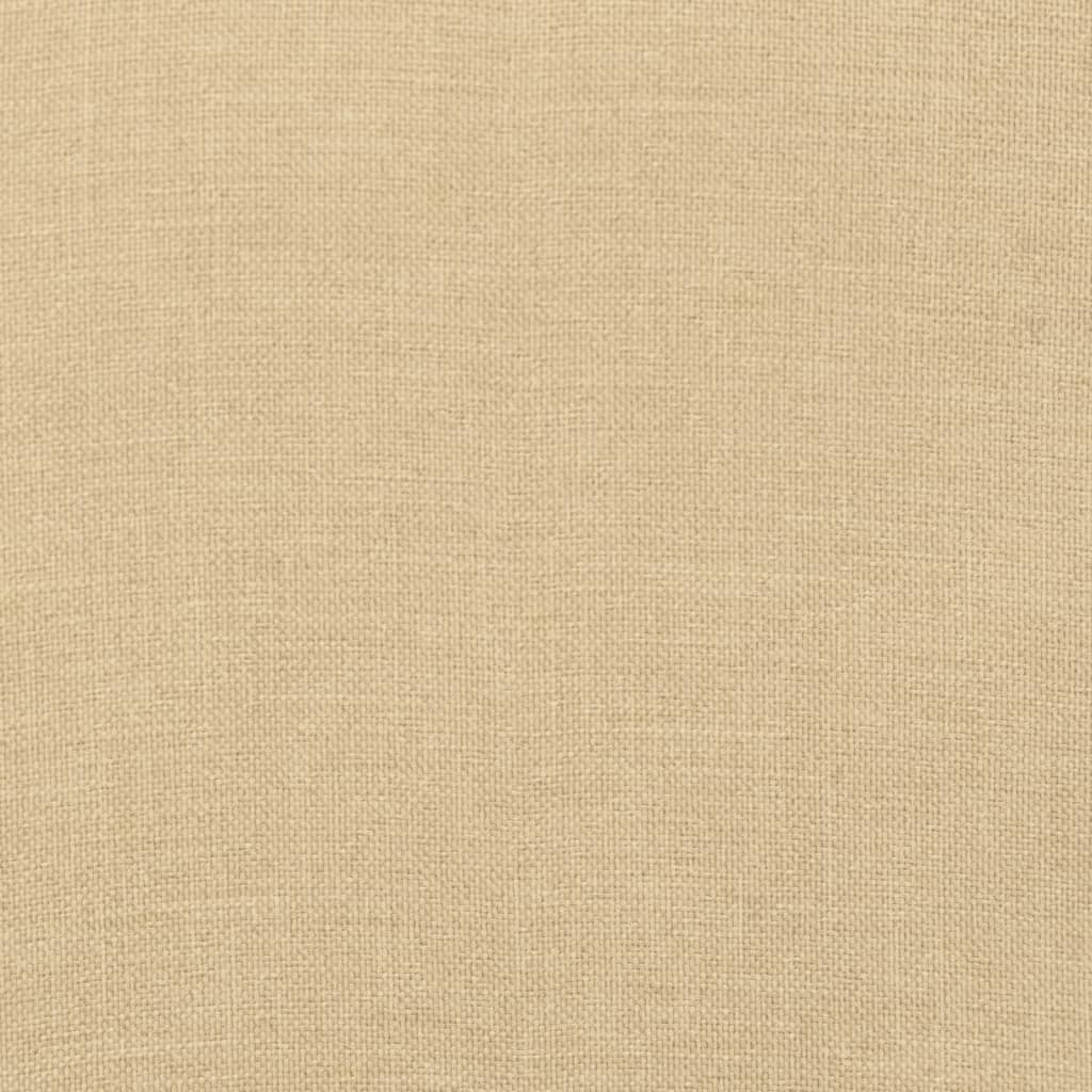 vidaXL Matalaselkätuolin tyynyt 6 kpl beige 100x50x4 cm kangas