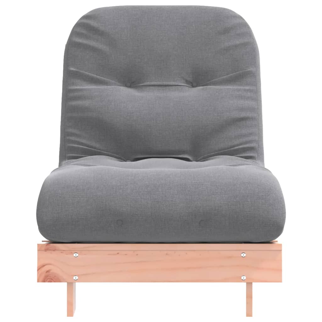 vidaXL Futon vuodesohva patjalla 70x206x11 cm täysi douglaskuusi