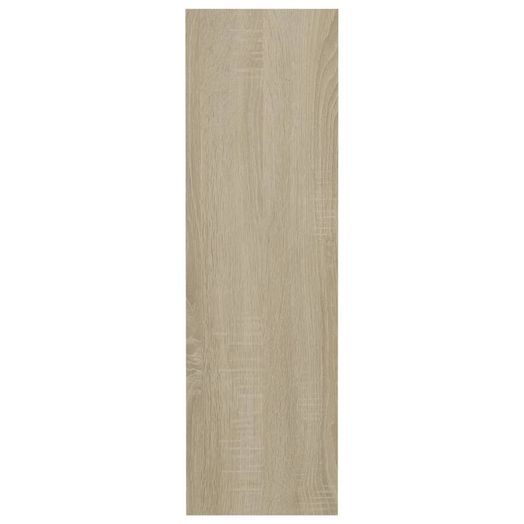 vidaXL Seinäkenkäkaappi Sonoma-tammi 80x18x60 cm teknisestä puusta