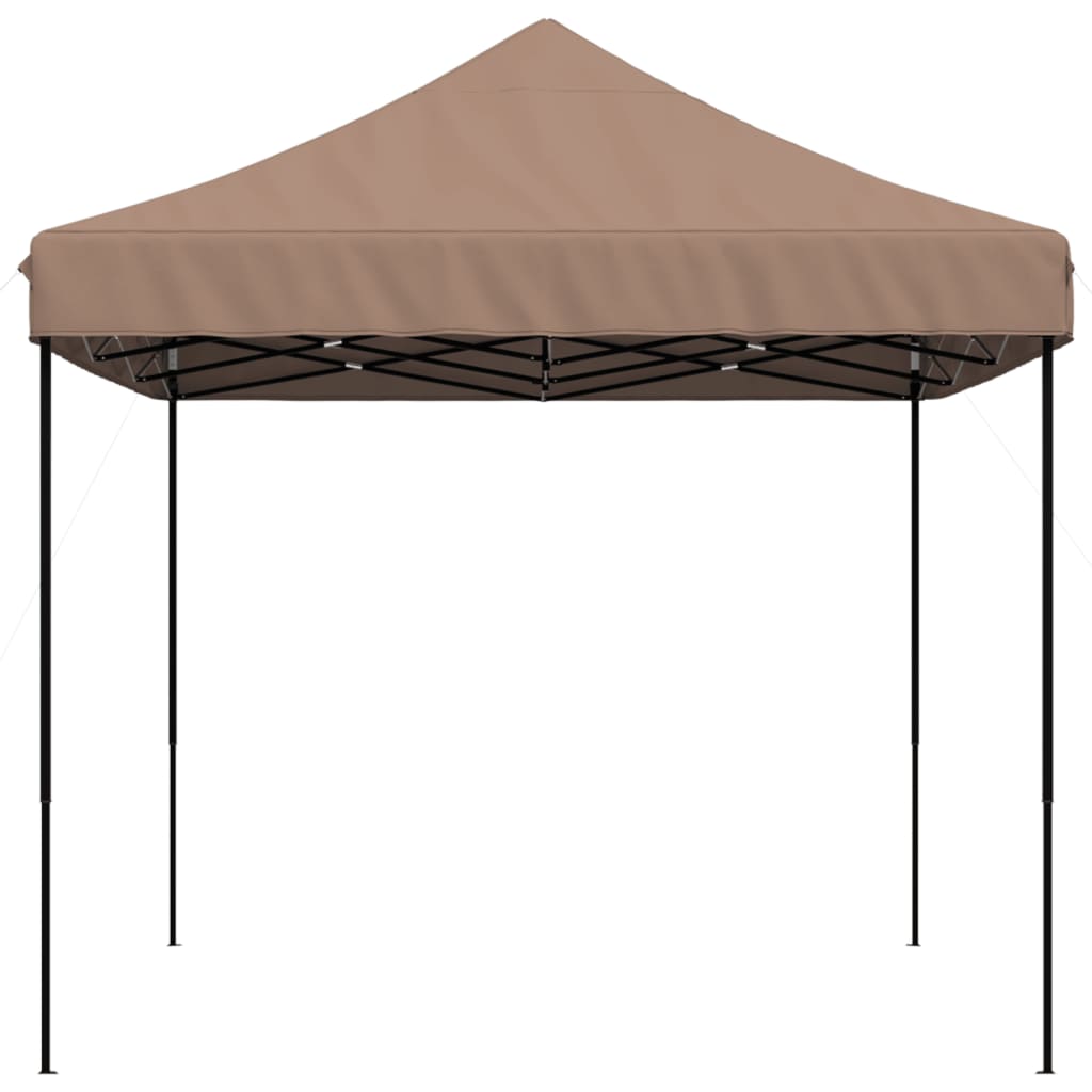 vidaXL Taitettava pop-up juhlateltta ruskea 440x292x315 cm