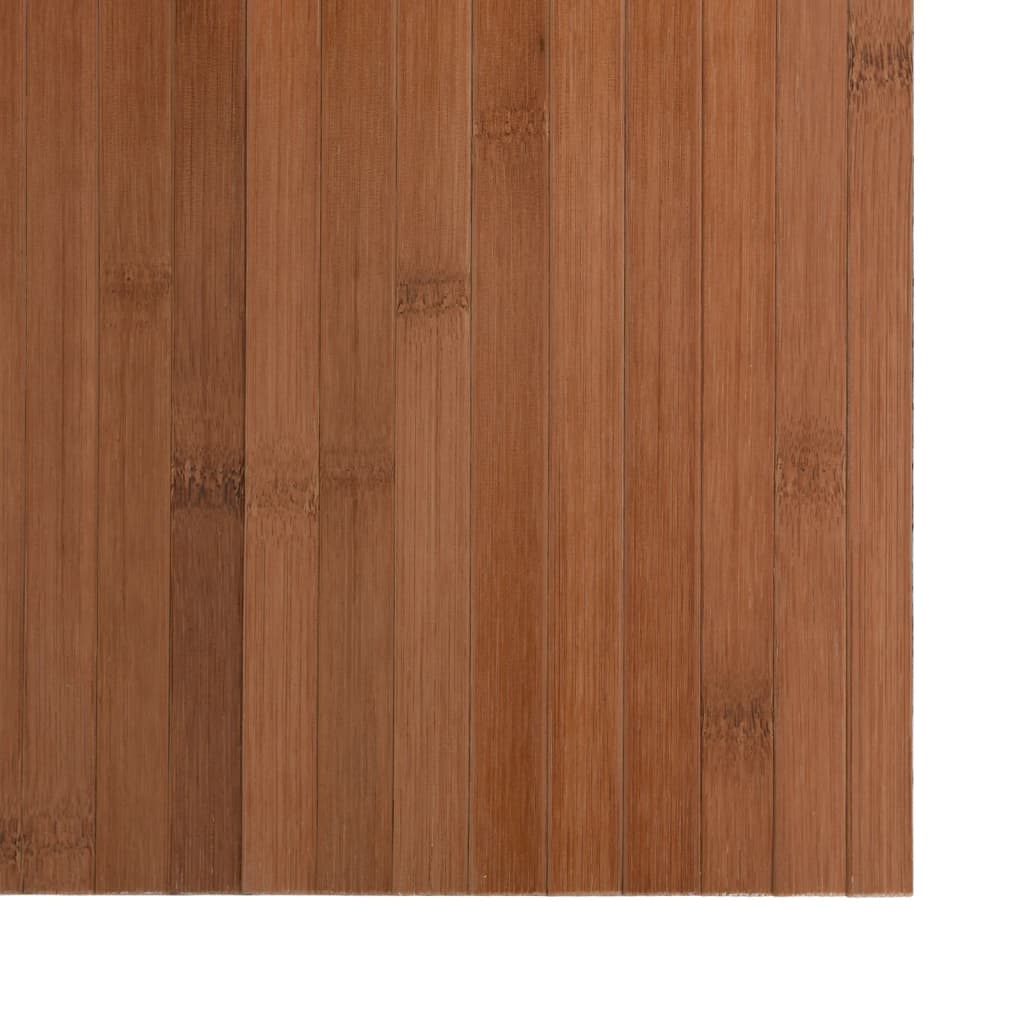 vidaXL Matto suorakaide ruskea 60x200 cm bambu