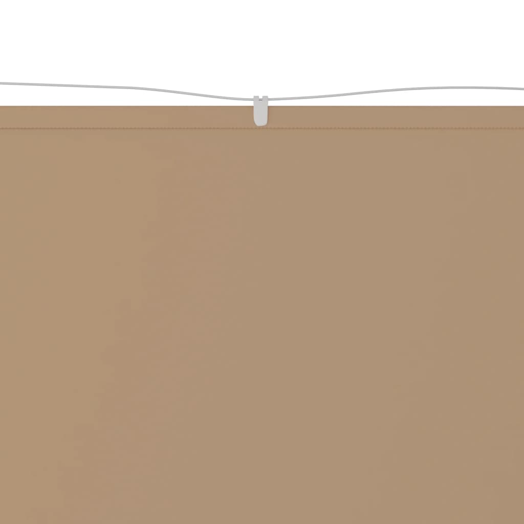 vidaXL Pystymarkiisi harmaanruskea 250x420 cm Oxford kangas