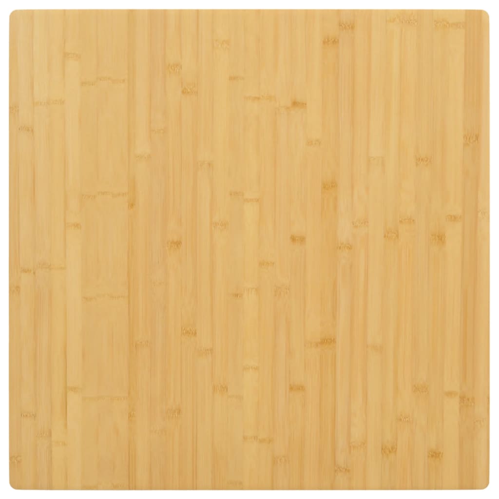 vidaXL Pöytälevy 80x80x2,5 cm bambu