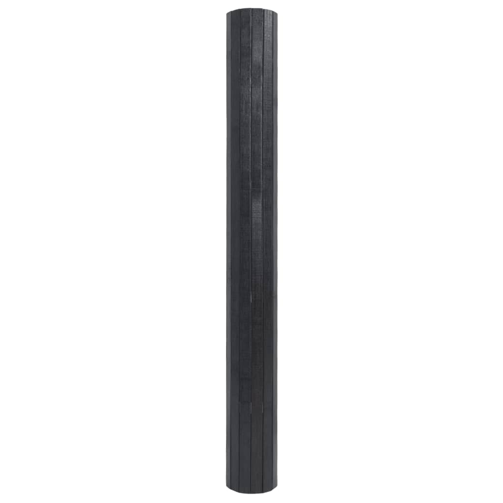 vidaXL Matto suorakaide harmaa 100x300 cm bambu