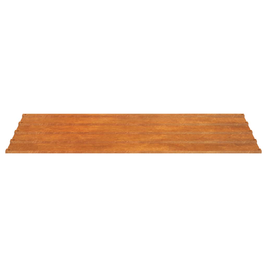 vidaXL Kattopaneelit 12 kpl ruoste 80x44 cm Corten teräs