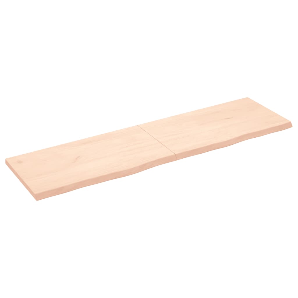 vidaXL Pöytälevy 180x50x(2-4) cm käsittelemätön täystammi