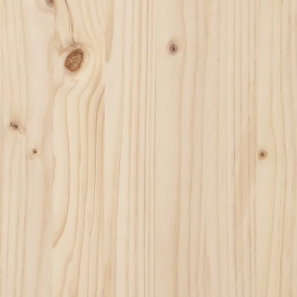 vidaXL Sängynrunko täysi puu 90x190 cm 3FT Single