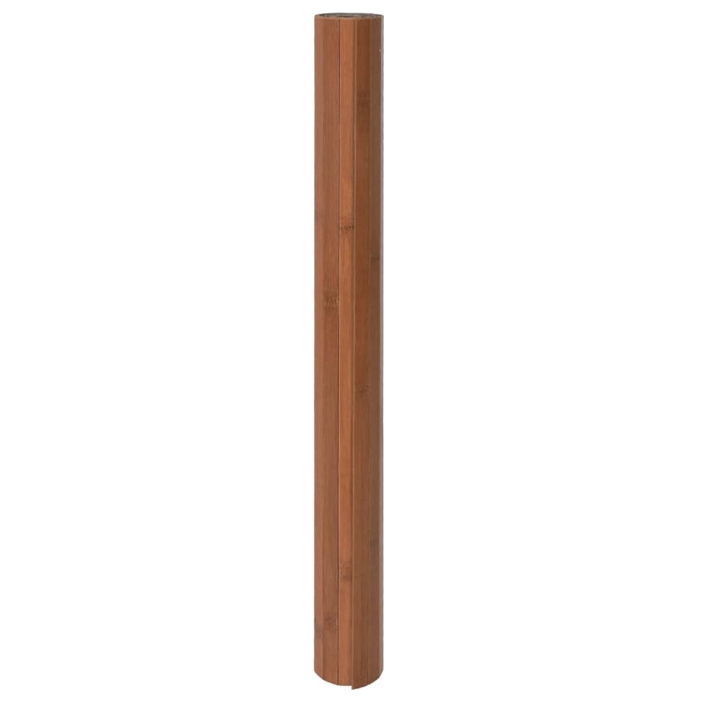 vidaXL Matto suorakaide ruskea 60x200 cm bambu