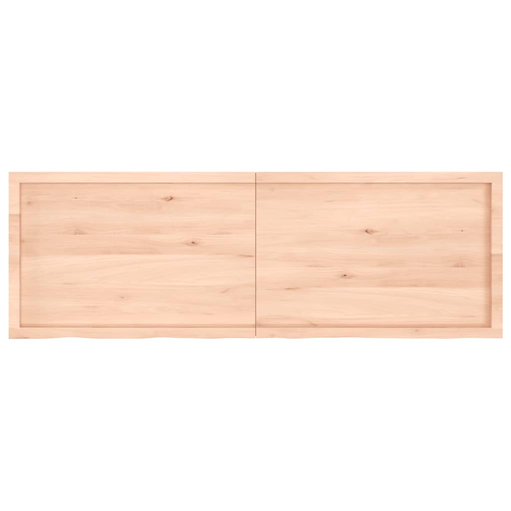 vidaXL Pöytälevy 180x60x(2-6) cm käsittelemätön täystammi