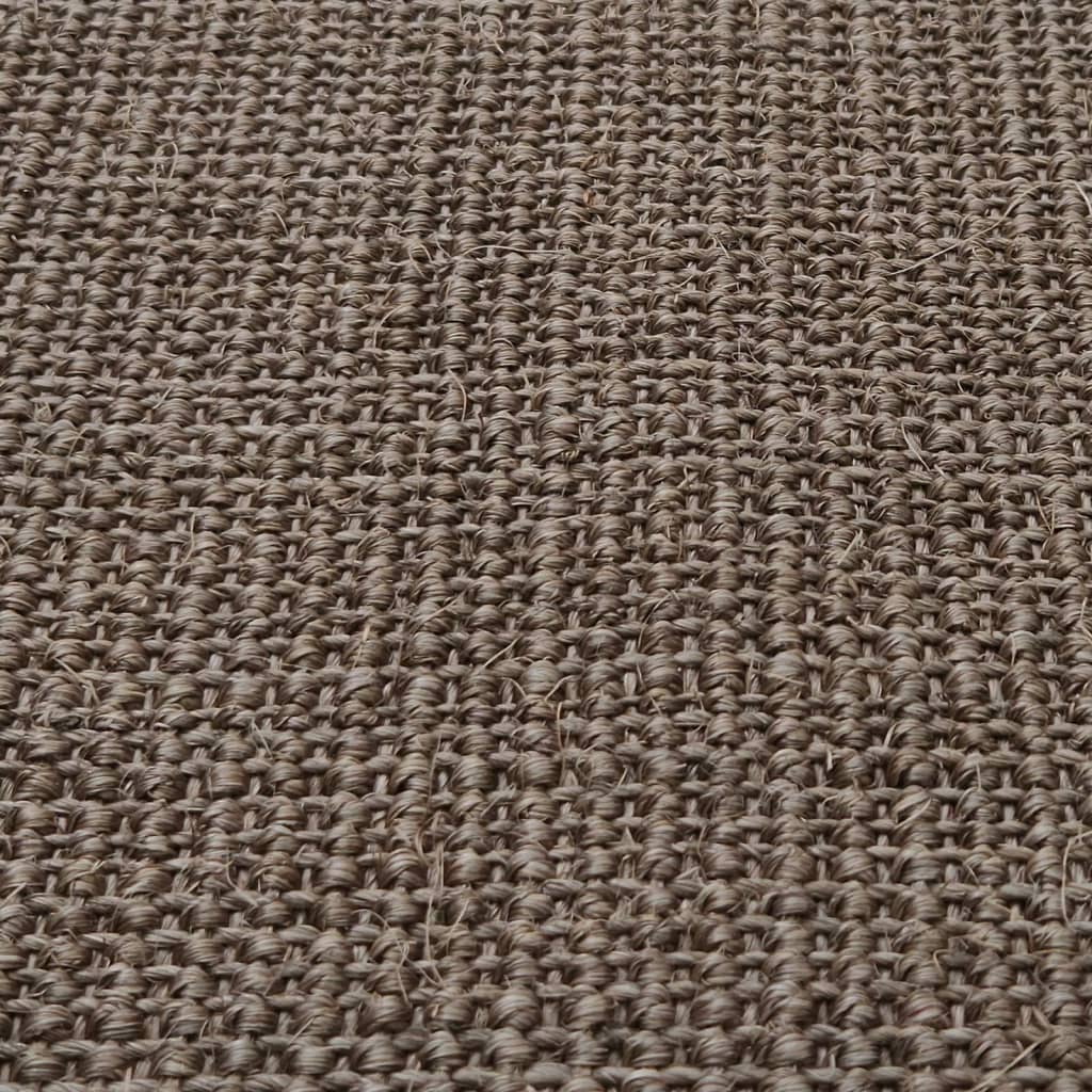 vidaXL Matto luonnollinen sisal 80x300 cm ruskea