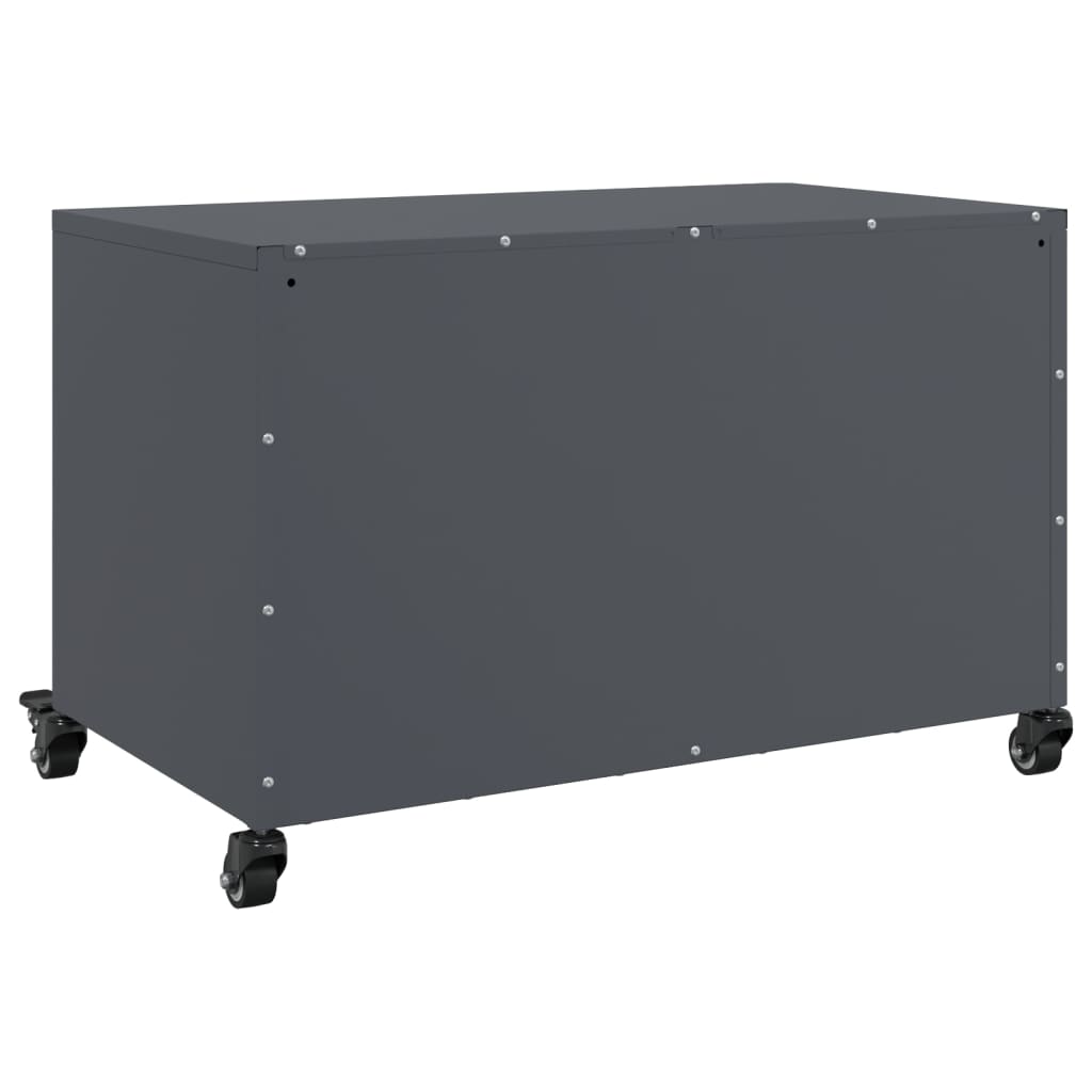 vidaXL TV-taso antrasiitti 68x39x43,5 cm teräs